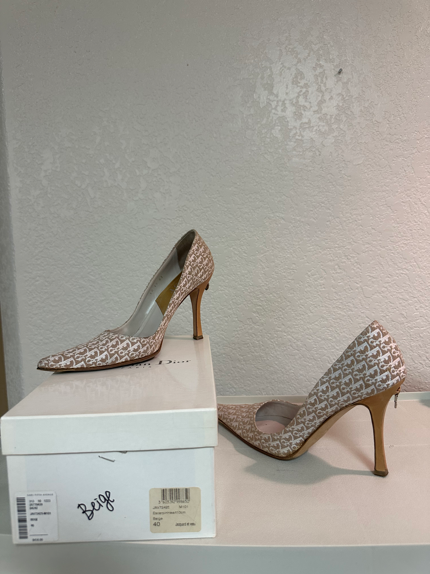Dior Beige Cream Pump