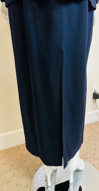 Ralph Lauren Navy Blue 2pc Skirt Suit