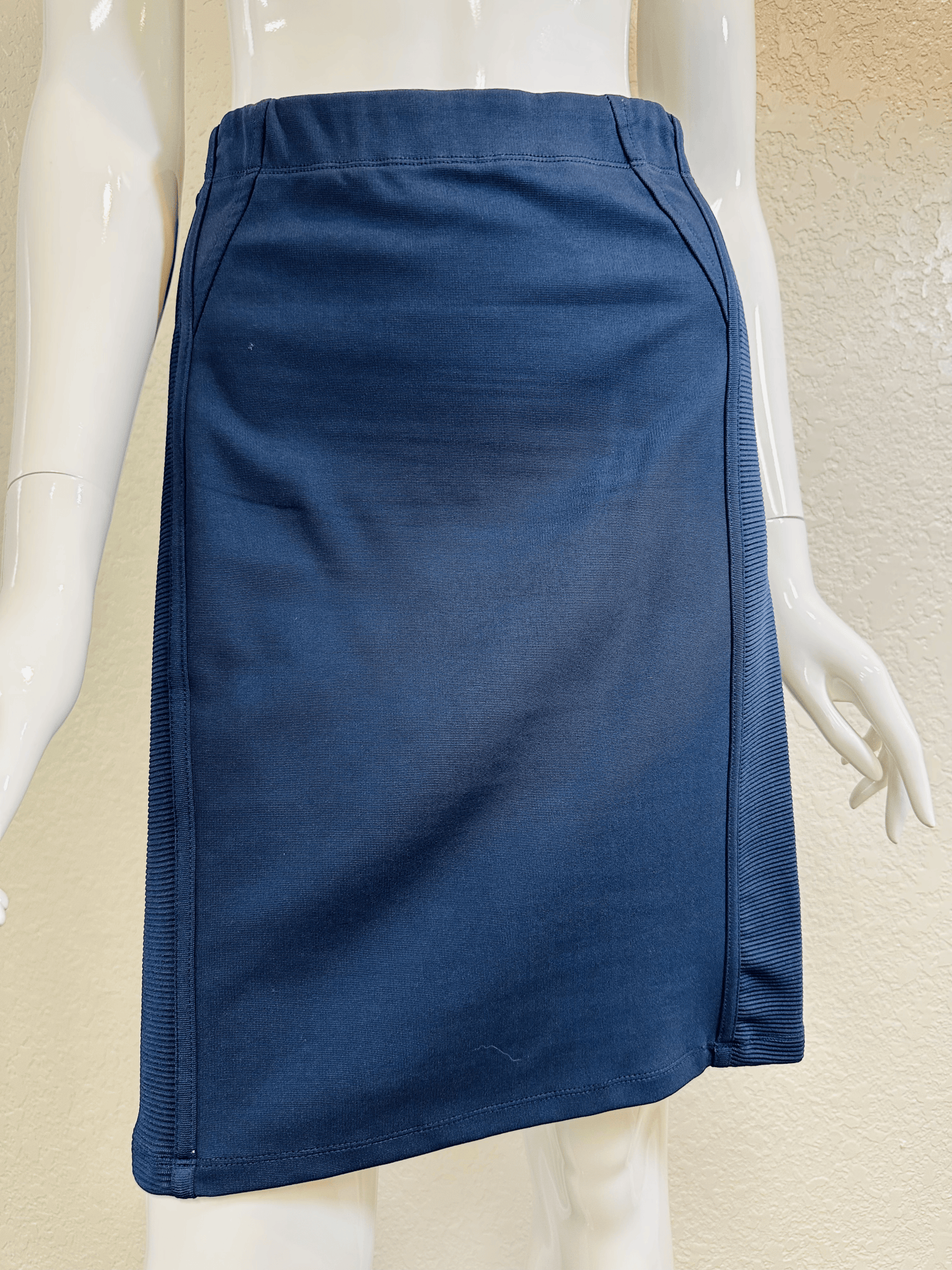 Bcbg Navy Blue Pencil Skirt