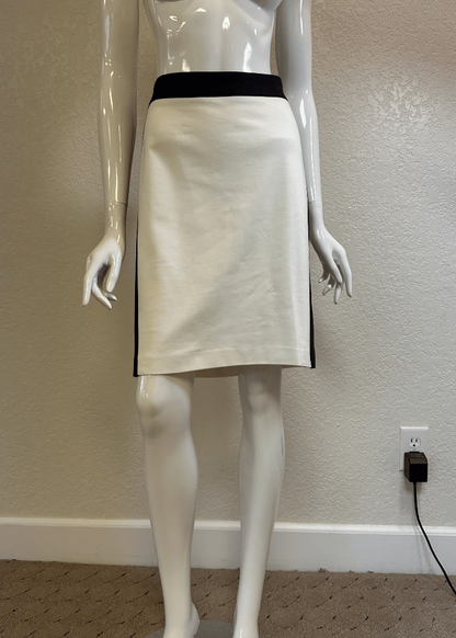 Banana Republic Black/White Pencil Skirt