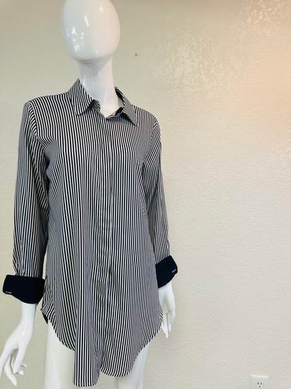 Philosophy Blue/White Top