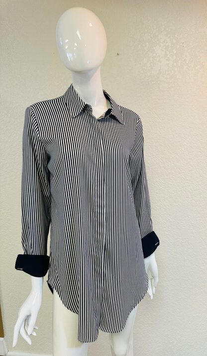 Philosophy Blue/White Top