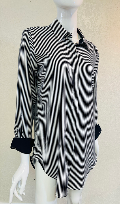 Philosophy Blue/White Top