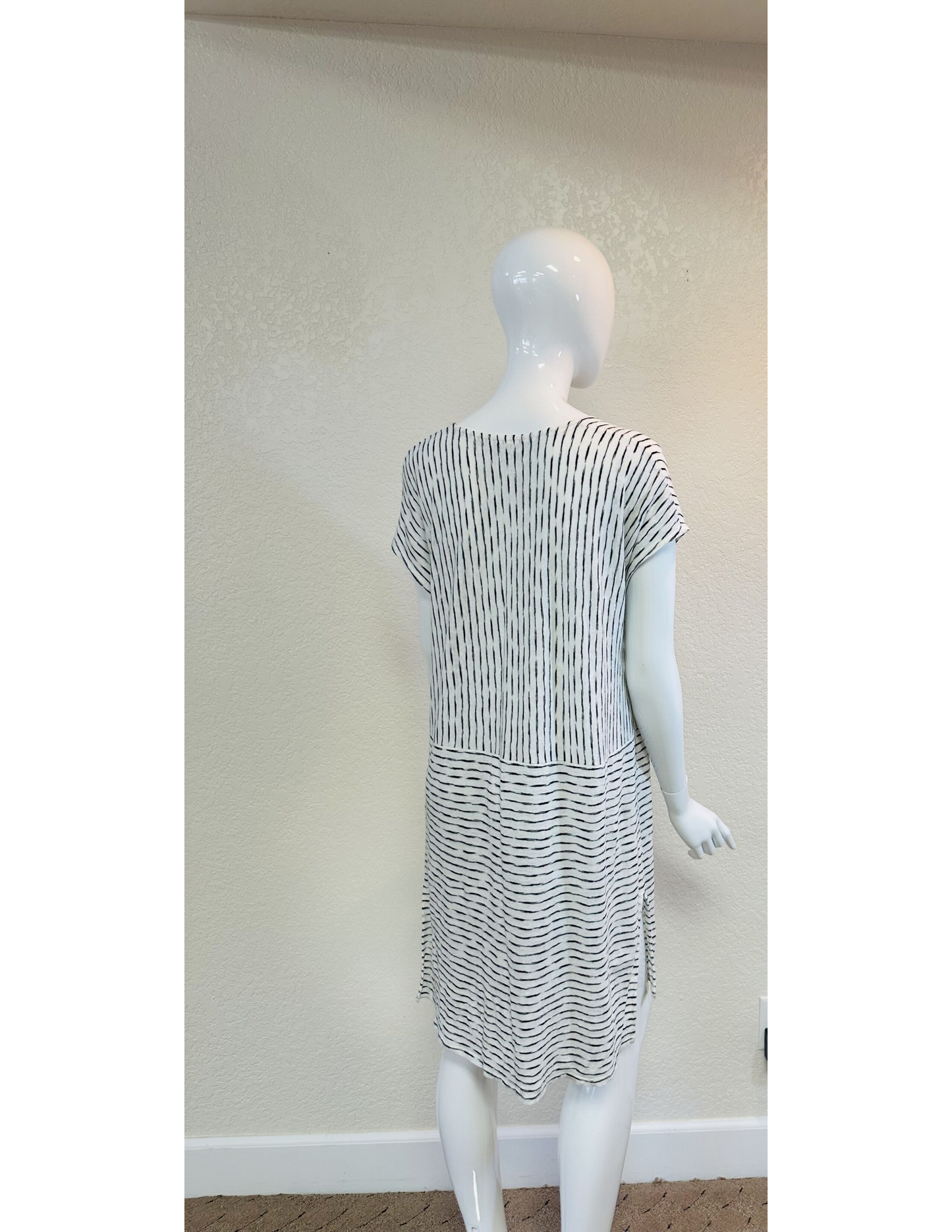 Eileen Fisher Black/White Dress
