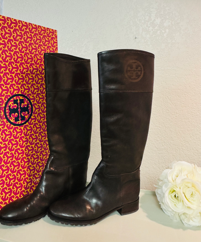 TORY BURCH Jackson Boot Coconut Leather