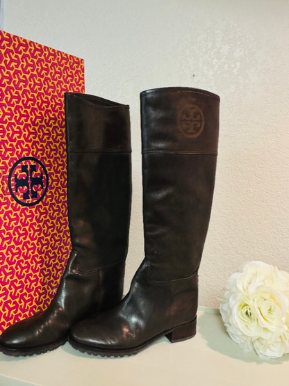 TORY BURCH Jackson Boot Coconut Leather