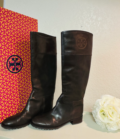 TORY BURCH Jackson Boot Coconut Leather