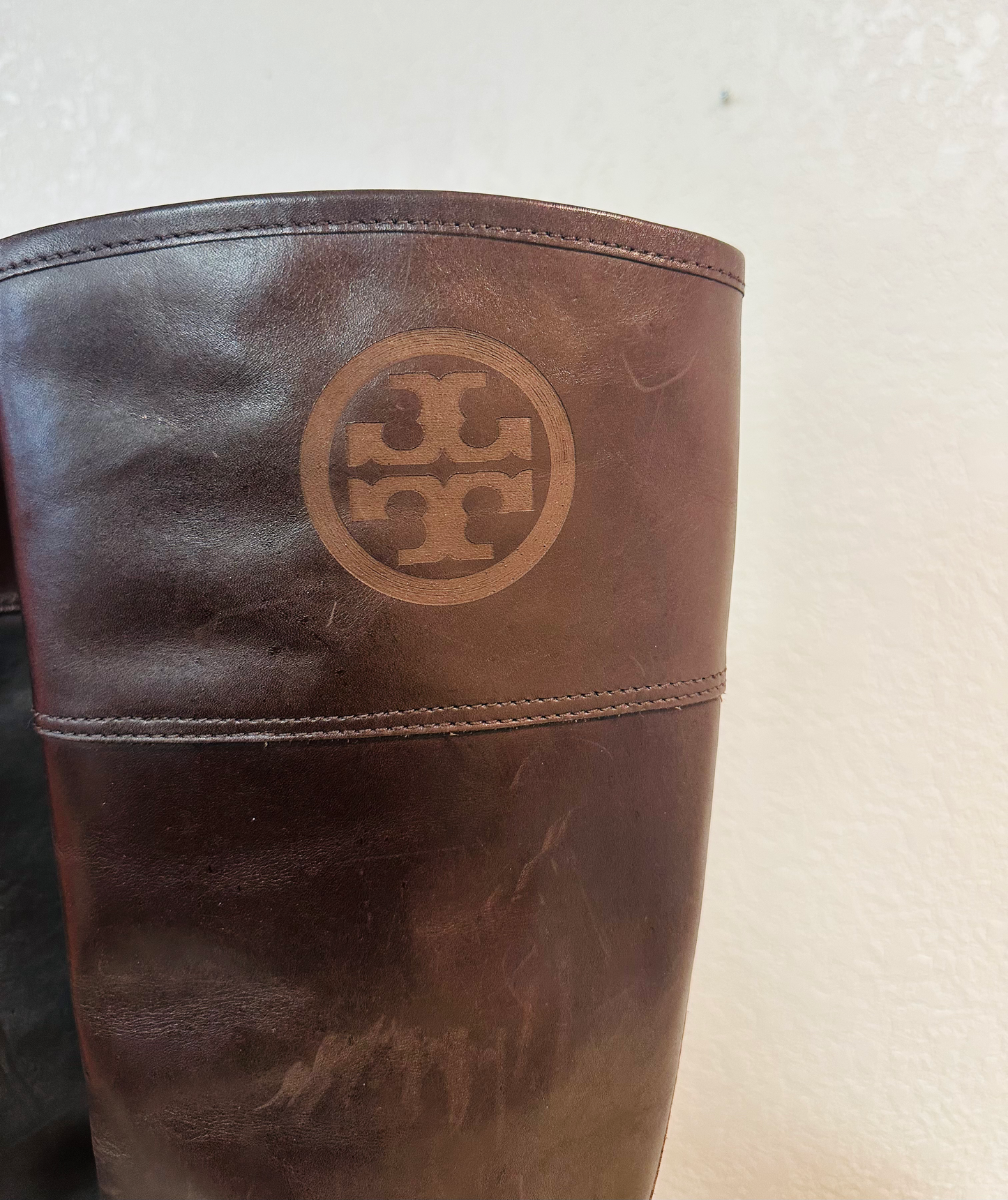 TORY BURCH Jackson Boot Coconut Leather