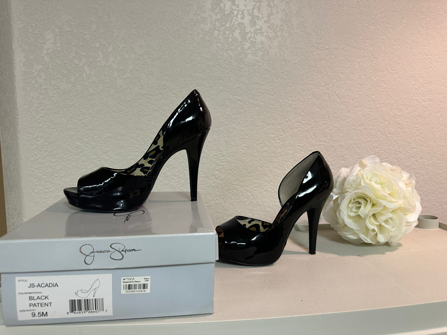 Jessica Simpson Black Patent