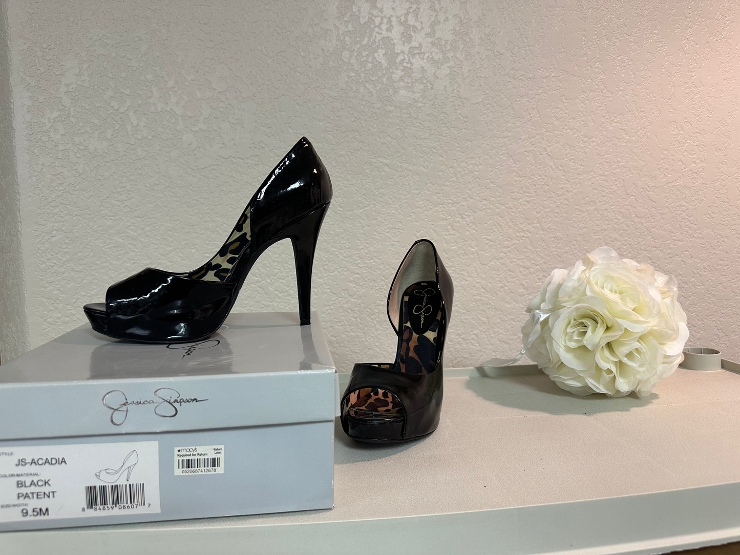 Jessica Simpson Black Patent