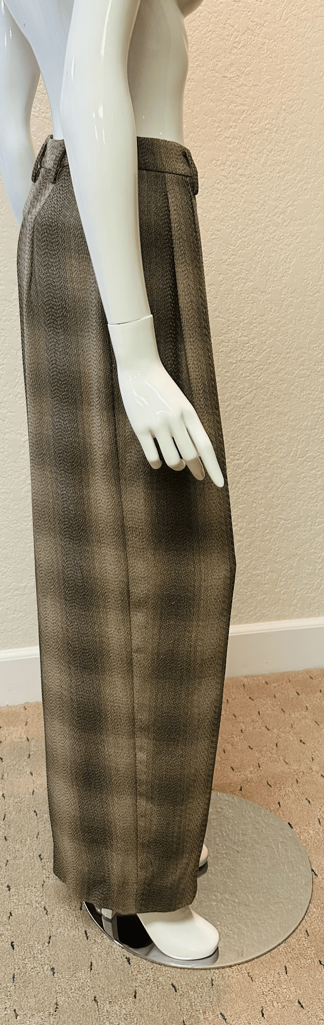 Vintage 2-Pc Brown Plaid Suit