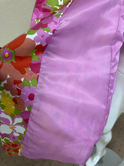 Nine West Floral Trench w/ pink lining