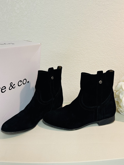 Frye & Co Sarah Shortie Black Suede