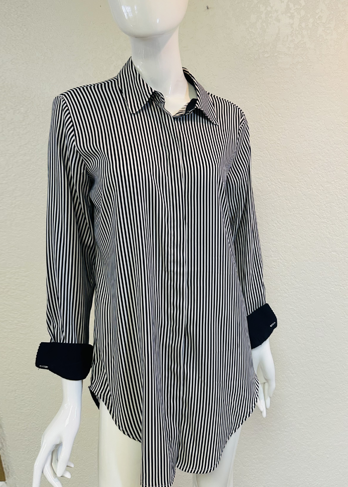 Philosophy Blue/White Top